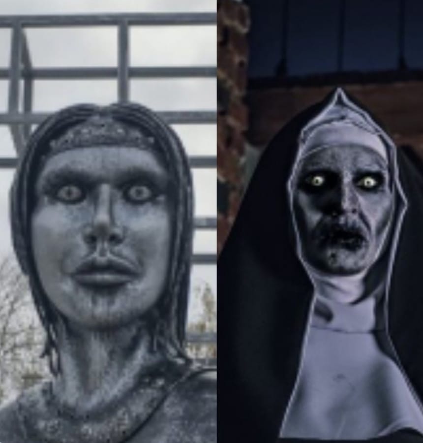 В России установили памятник Аленушке - ее страшная красота вызвала ответную реакцию соцсетей в виде фотожаб - фото 8