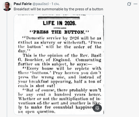 Неймовірні прогнози на 2026 рік, що були зроблені у 1926 році - фото 2 Неймовірні прогнози на 2026 рік, що були зроблені у 1926 році - фото 2