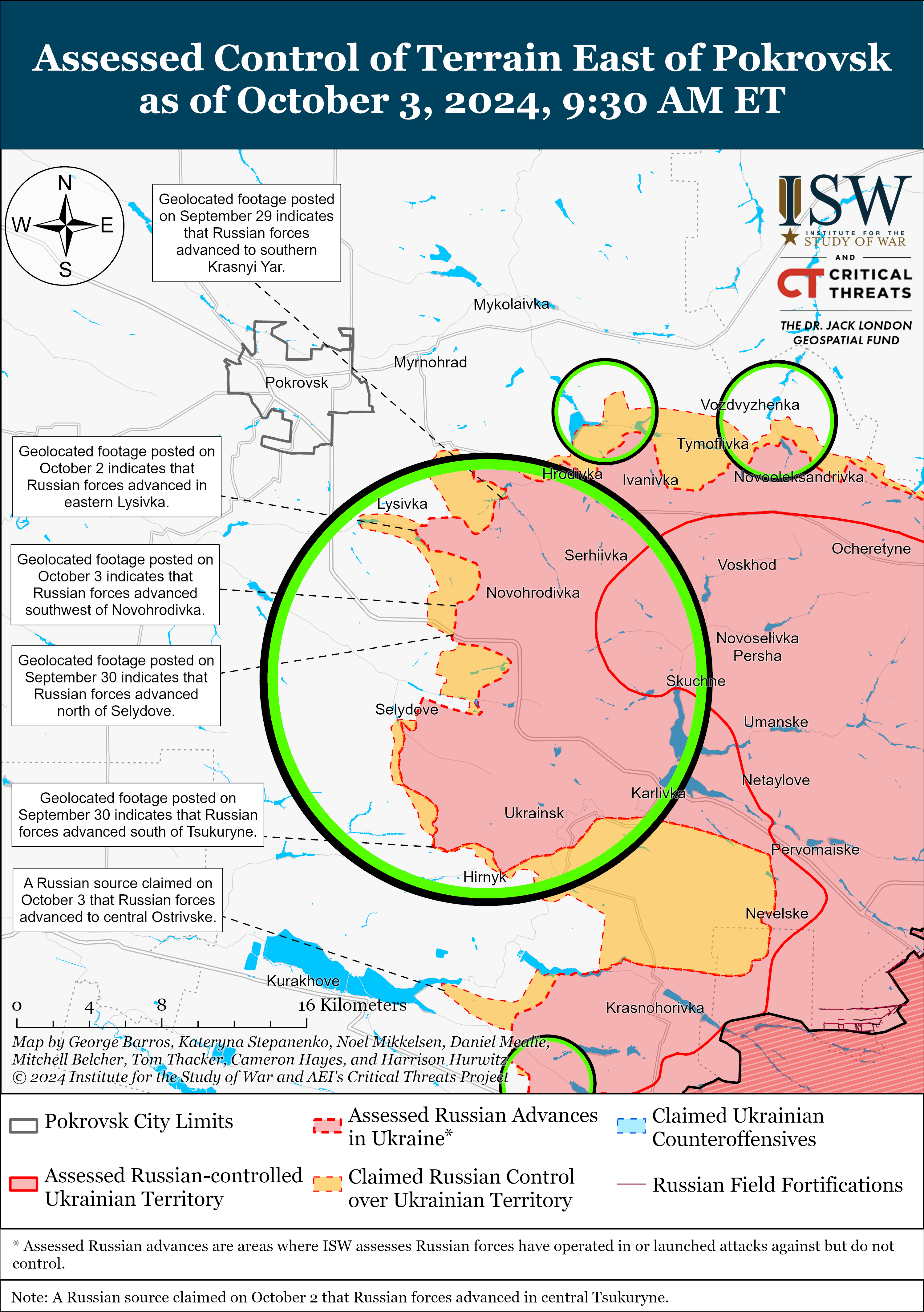 Росіяни знову просунулися біля двох ключових міст на Донбасі: карти ISW - фото 5