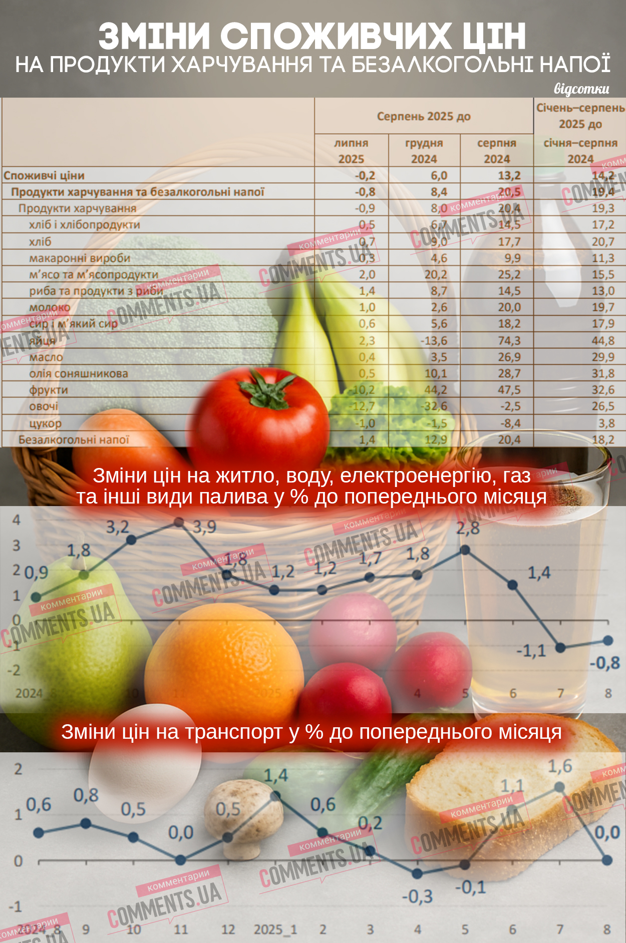Цены на яйца побили рекорды: какие продукты больше всего подорожали за год (ИНФОГРАФИКА)