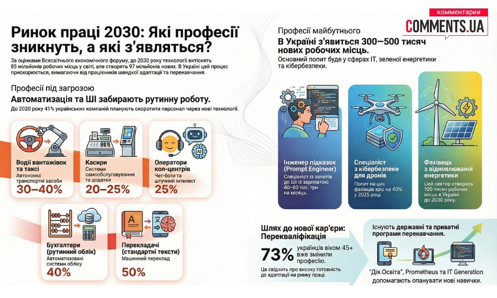 Профессии, которых не будет через 5 лет: как украинцам успеть переквалифицироваться до 2030 года - фото 2