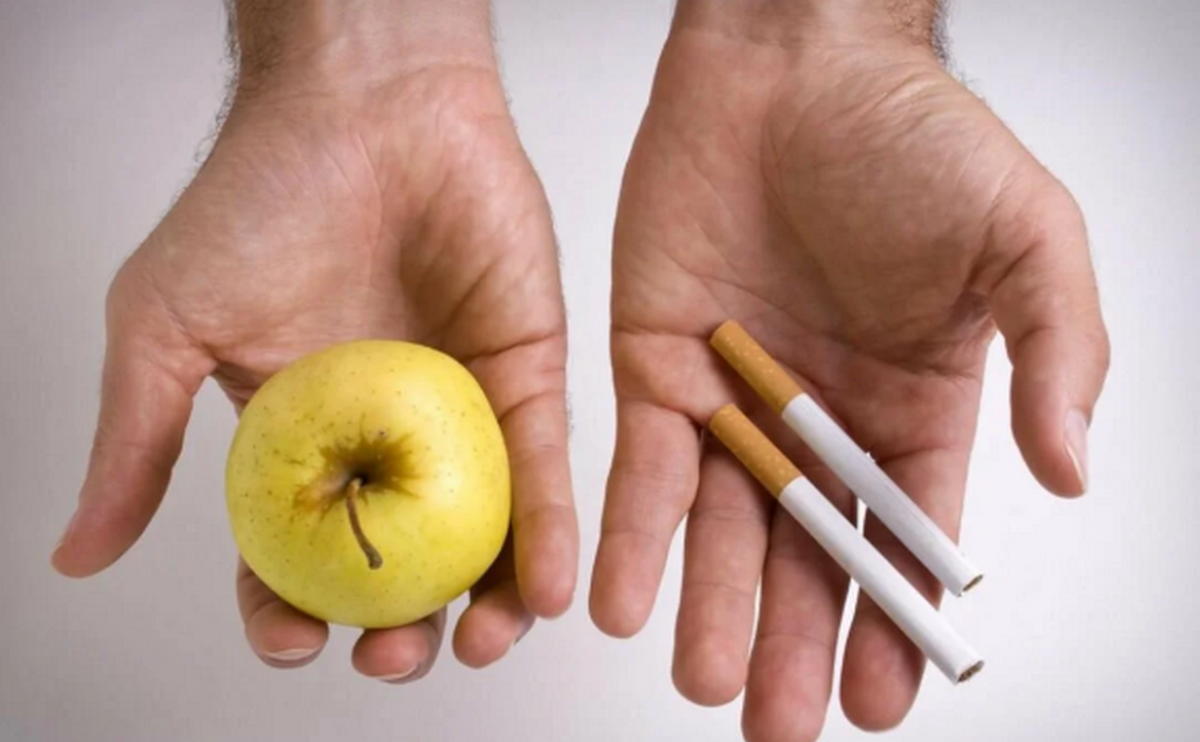 Что можно вместо сигарет. Избавьтесь от вредных привычек. Отказ от курения. Здоровые привычки. Избавление от вредных привычек в еде.