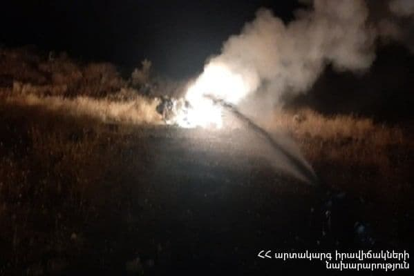 Появилось видео сбития российского вертолета Ми-24 в Армении - фото 4