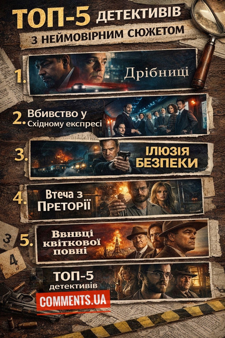 Топ-5 детективов: что посмотреть