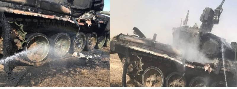 Российские военные по ошибке уничтожили ракетой собственный танк с именем Путина - фото 2