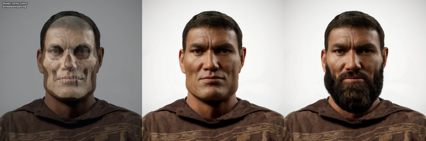 Как выглядел человек, живший на территории Украины 10 тысяч лет назад: реконструкция лица - фото 2