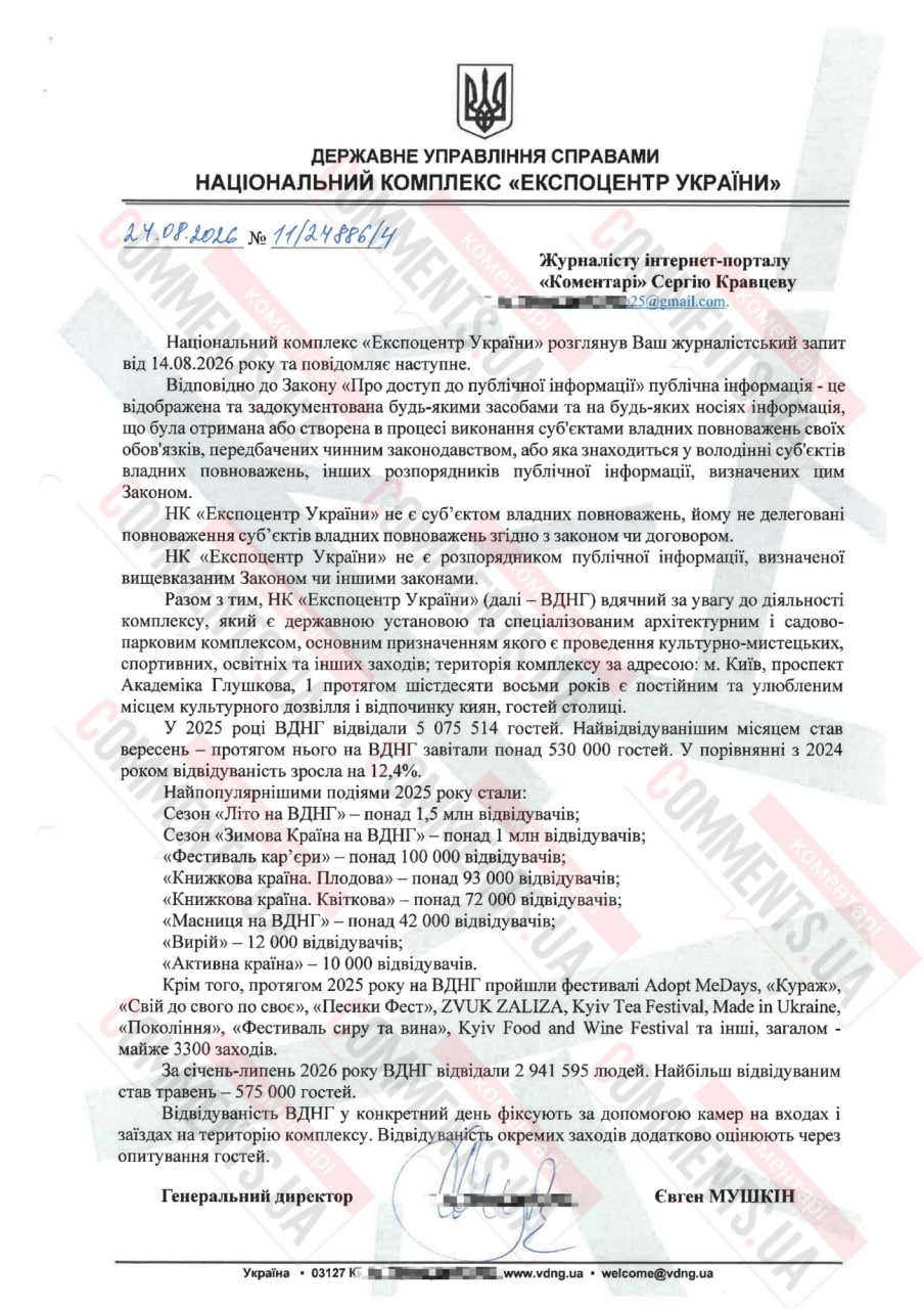 Мільйони гостей та закриті дані про майно: як ВДНГ б’є рекорди відвідуваності під час війни - фото 2 Мільйони гостей та закриті дані про майно: як ВДНГ б’є рекорди відвідуваності під час війни - фото 2