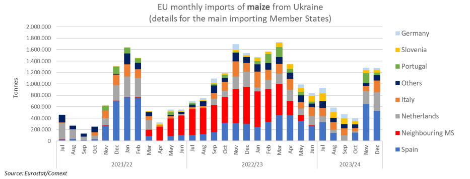 Какая страна ЕС покупает больше украинской пшеницы после эмбарго соседей - фото 3