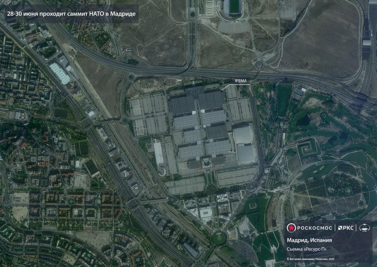 РФ уже прямо угрожает: Роскосмос опубликовал спутниковые фотоснимки с места проведения саммита НАТО - фото 7