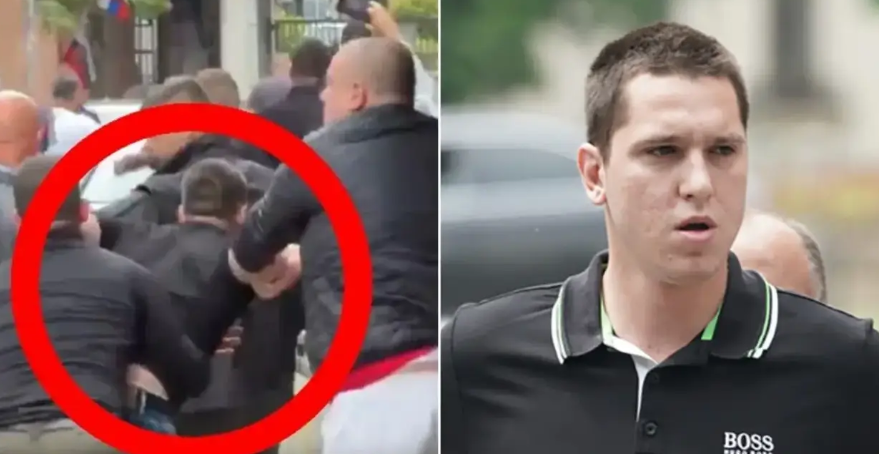 Сын президента Сербии подрался с фанатами на Евро-2024: его задержали правоохранители - фото 2