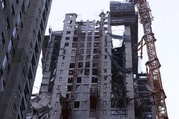 Впали 15 поверхів: у Південній Кореї сталося НП на будівництві висотки (ФОТО) - фото 2